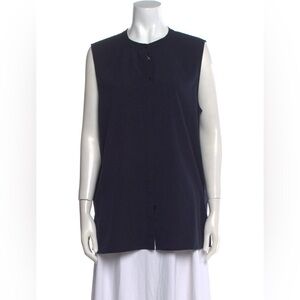 Tory Burch Crew Neck Sleeveless Tunic (Size 4)